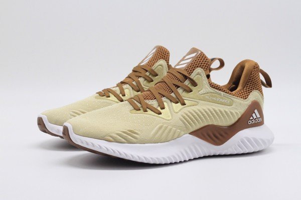 GIÀY THỂ THAO ADIDAS ALPHABOUCE VÀNG NÂU