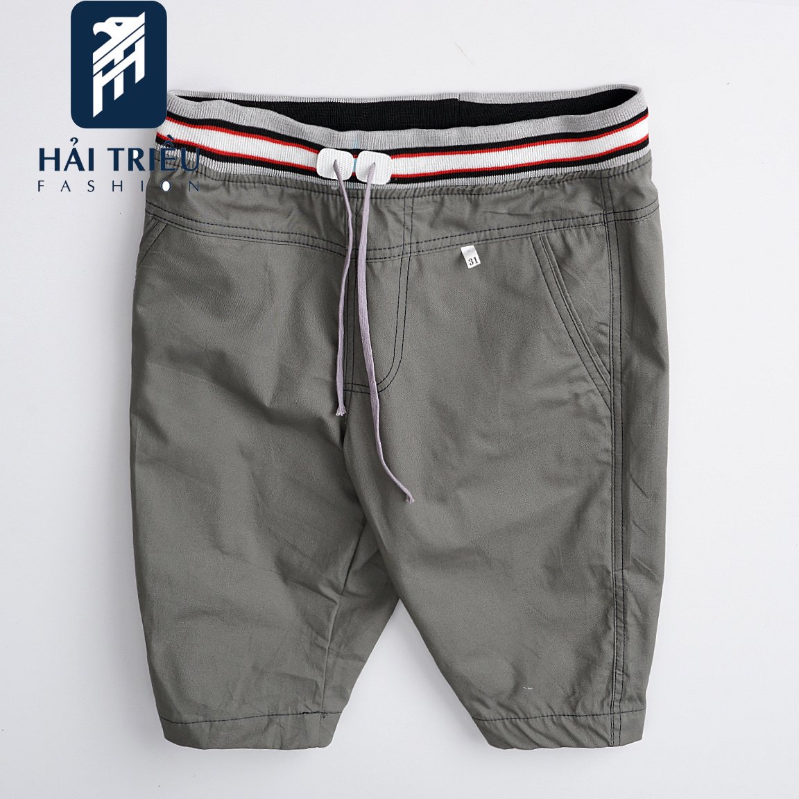 Quần short kaki nam lưng thun HT19