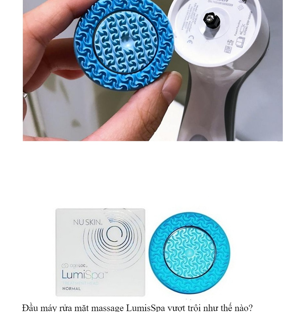 Đầu máy rửa mặt Lumispa Nuskin