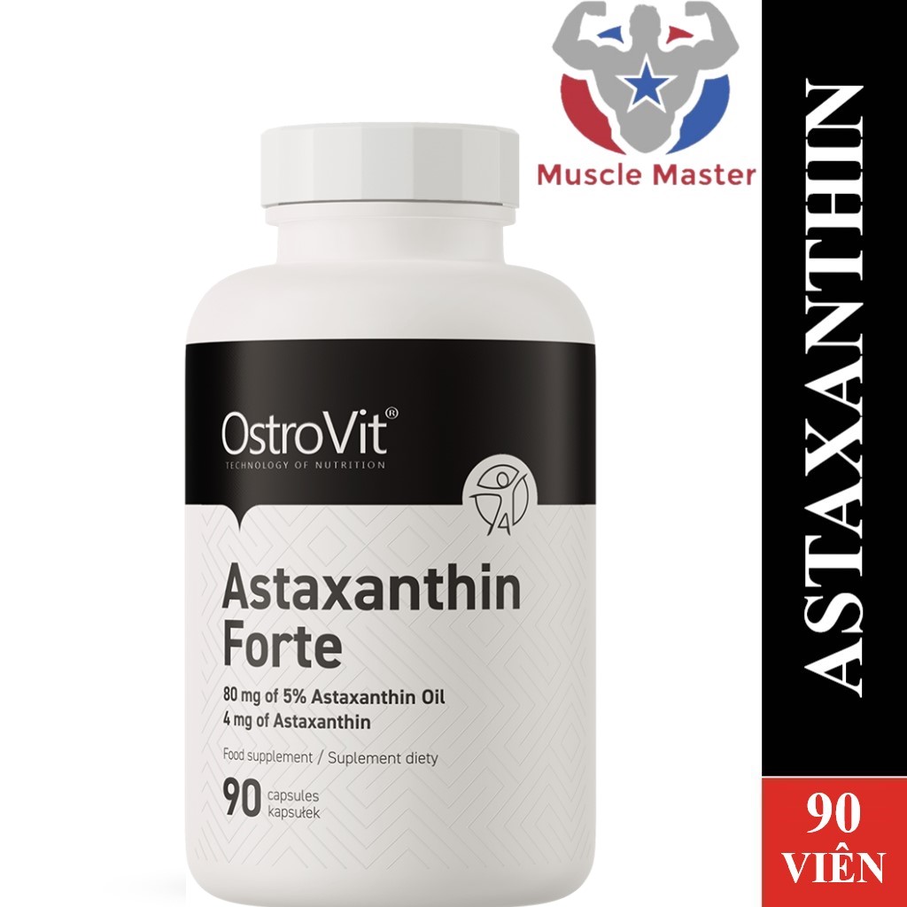[HCM]Thực Phẩm Bổ Sung Ostrovit Astaxanthin 90 Viên