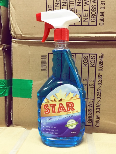 Nước lau kính Star 650ml (có vòi)