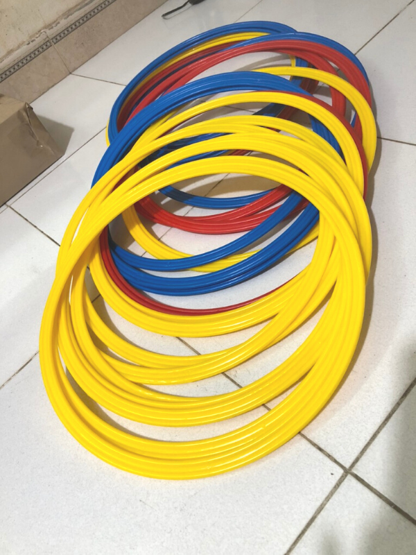 Combo5 chiếc Vòng tập chiến thuật bóng đá, vòng tròn tổ chức các trò chơi team building NHIỀU MÀU SẮC