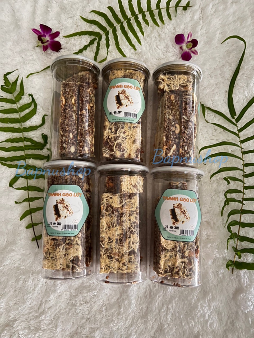 THANH GẠO LỨT NGŨ CỐC CHÀ BÔNG 250G
