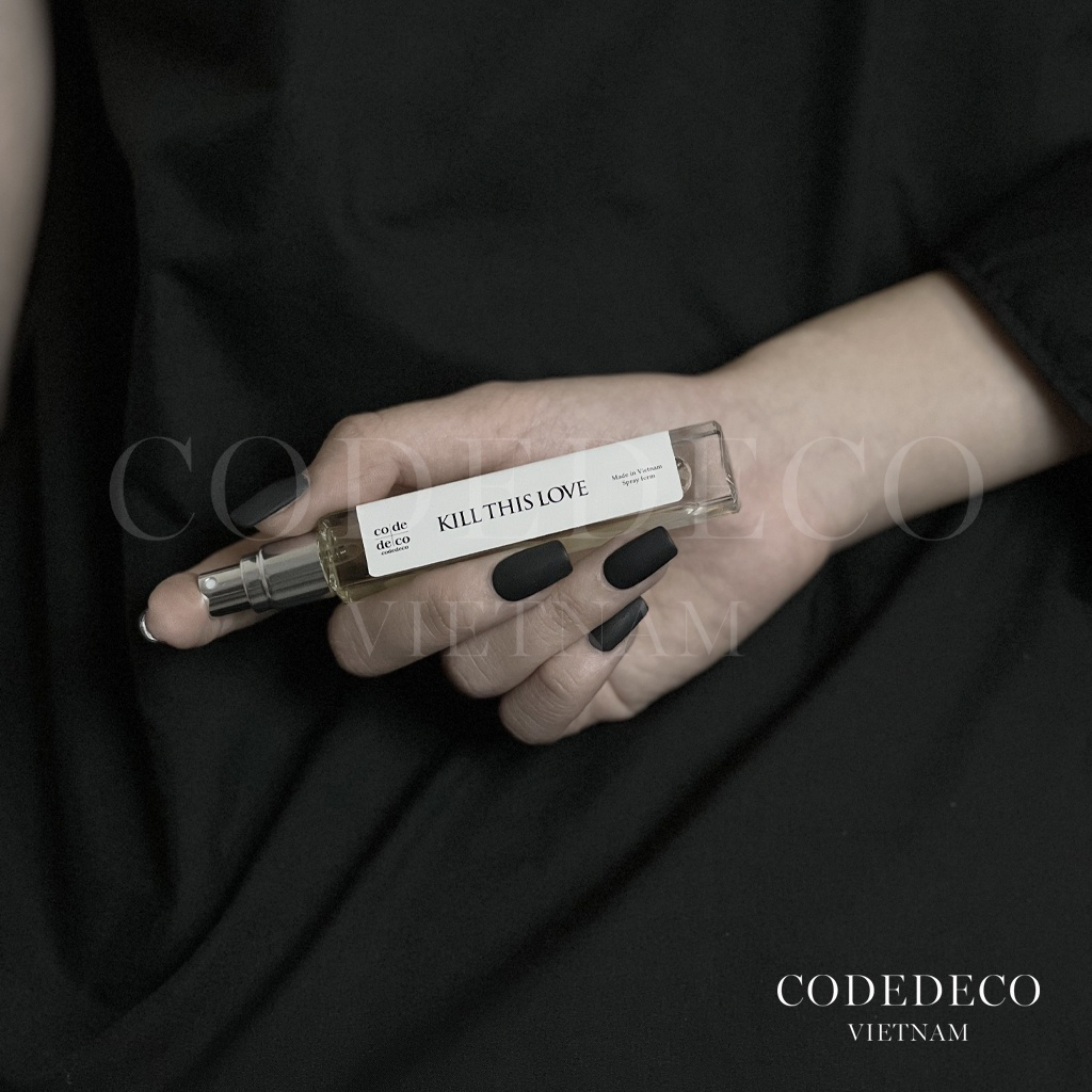 Tinh dầu nước hoa CODEDECO Kill This Love 10ml - Hấp dẫn, thu hút, trưởng thành