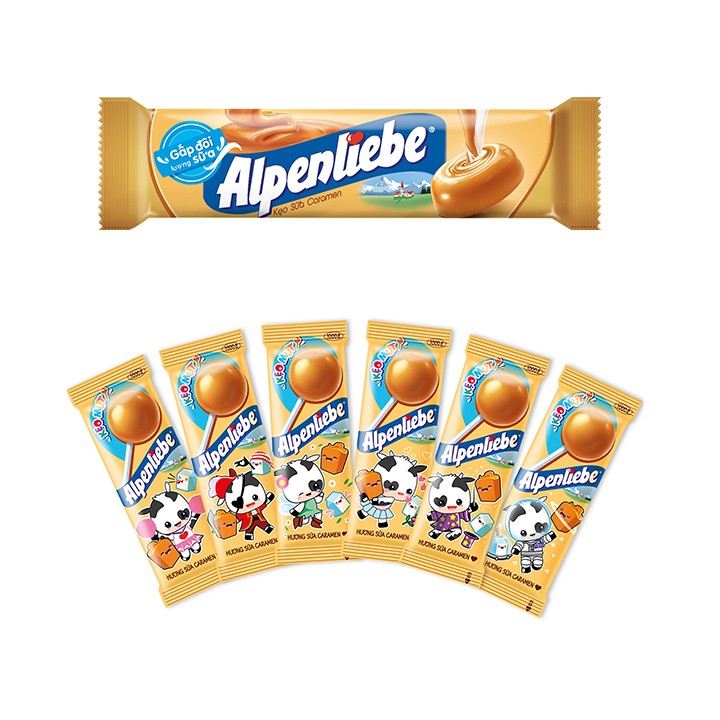 Kẹo mút Alpenlibe gói 39 que siêu ngon- Đồ ăn vặt