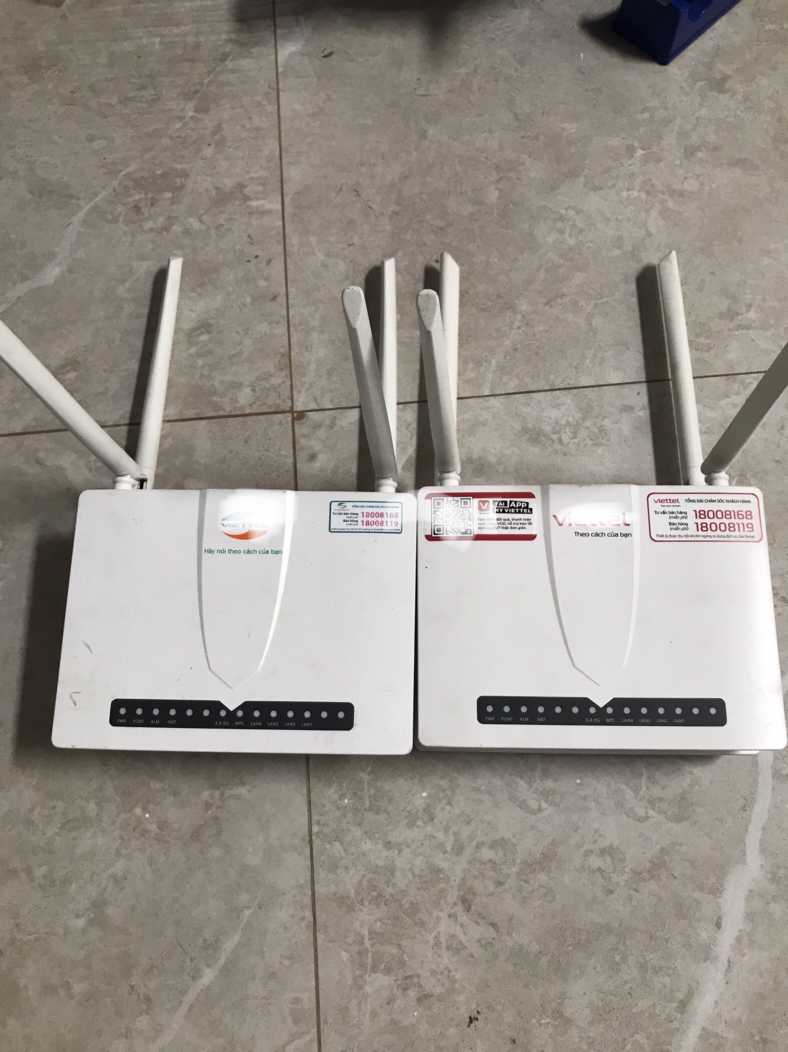 Modem viettel vg - 421wd phát wifi 2 băng tần hàng đã qua sử dụng không kèm nguồn
