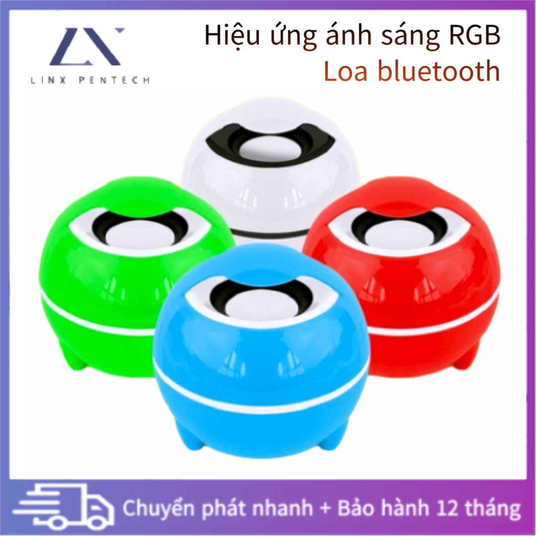 Loa Bluetooth Chiếu Sáng, Loa Siêu Trầm Di Động Mini Nhỏ Gọn