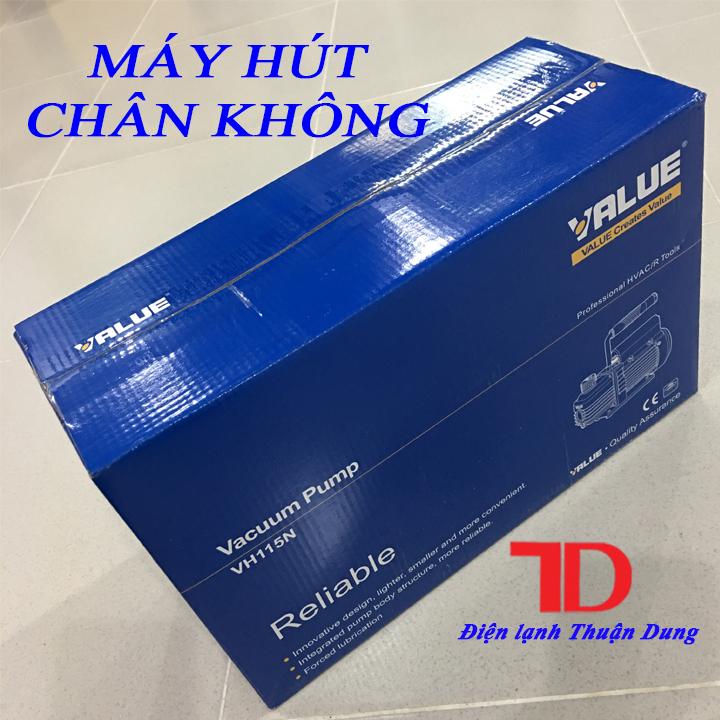 Máy hút chân không Value, 3.0 CFM, 2.0 CFM, 1.5 CFM, model VH115N, VE115N, VE125N, dùng cho máy lạnh, điều hoà, điều hoà ô tô, điện lạnh dân dụng, Điện Lạnh Thuận Dung