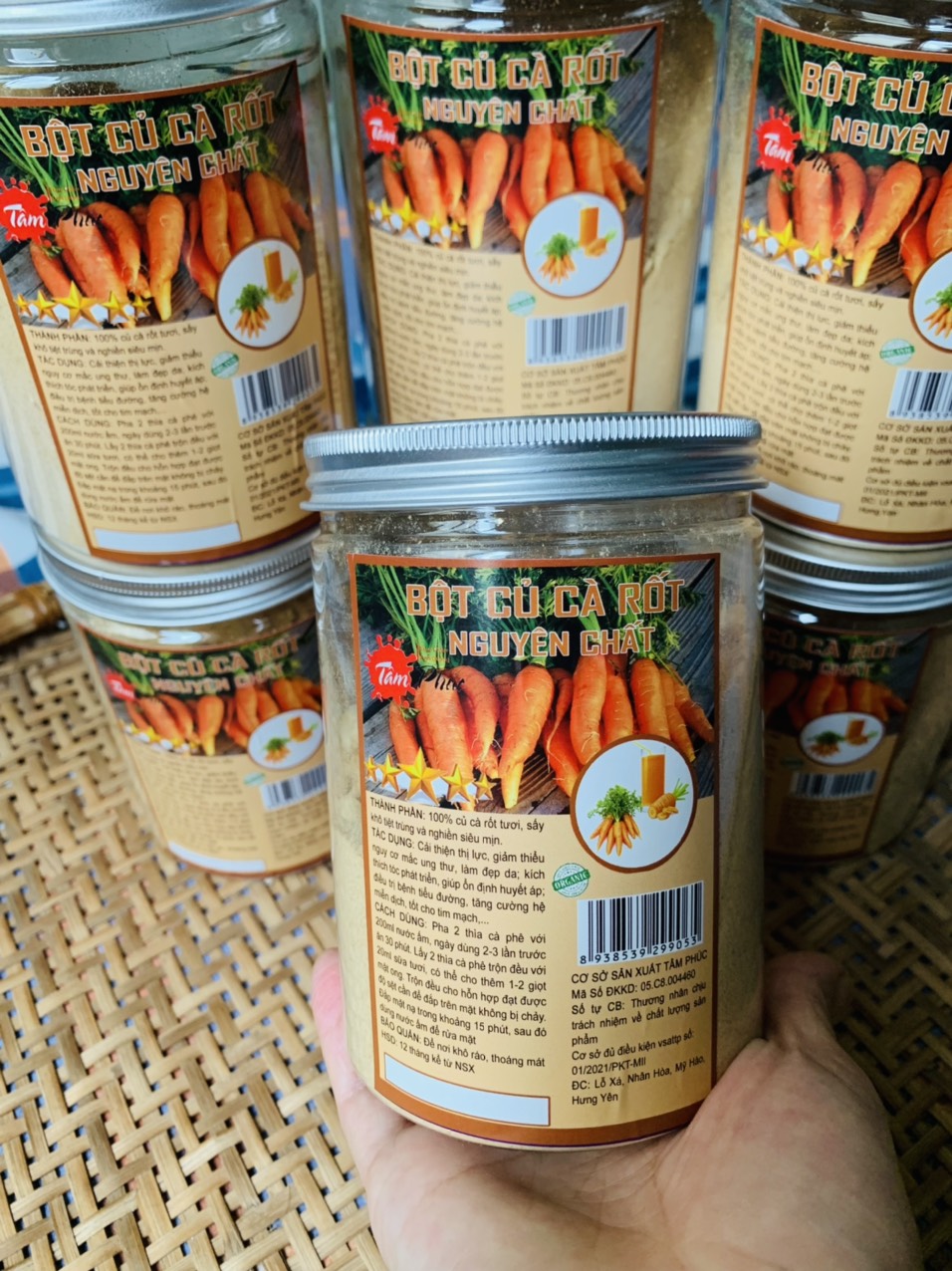 Bột cà rốt sấy lạnh nguyên chất , bột rau củ sấy lạnh, bột ăn dặm cho bé, bột làm bánh, tạo màu, thơm ngon, bổ dưỡng