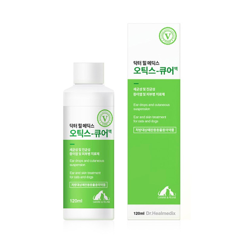 Dung dịch nhỏ tai trị viêm tai giữa chó mèo Healmedix Otix - Qure