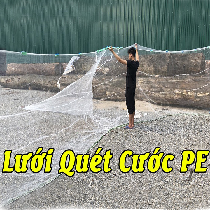 Lưới vét cá cao 2 dài 10m và 15m RẺ NH.ẤT THẾ GIỚI