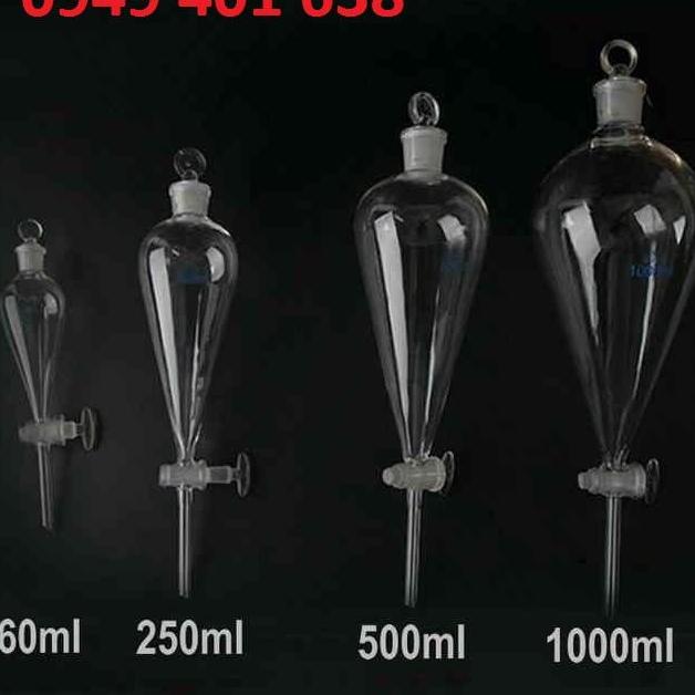 phễu chiết quả lê các cỡ 60ml - 1000ml Bomex
