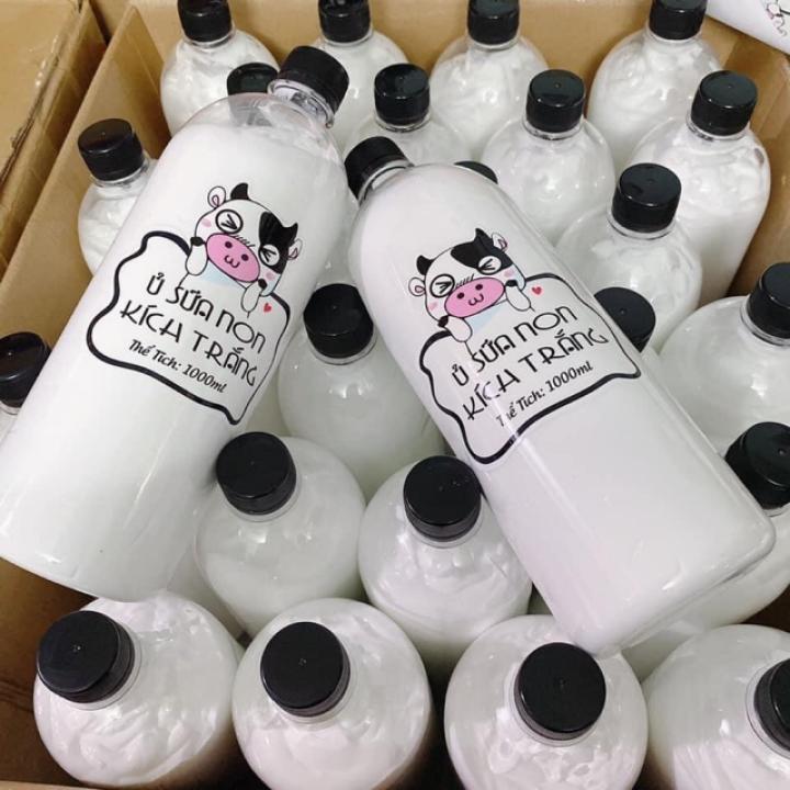 Ủ trắng sữa bò non kích trắng đâm đặc 1000ml siêu to