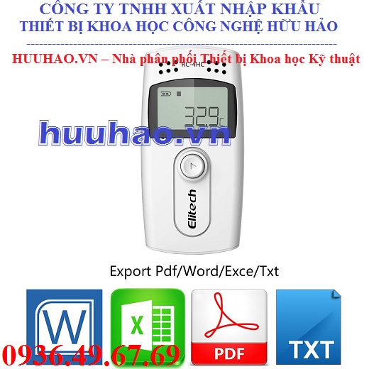 Nhiệt ẩm kế tự ghi RC-4HC+ Hiệu Chuẩn