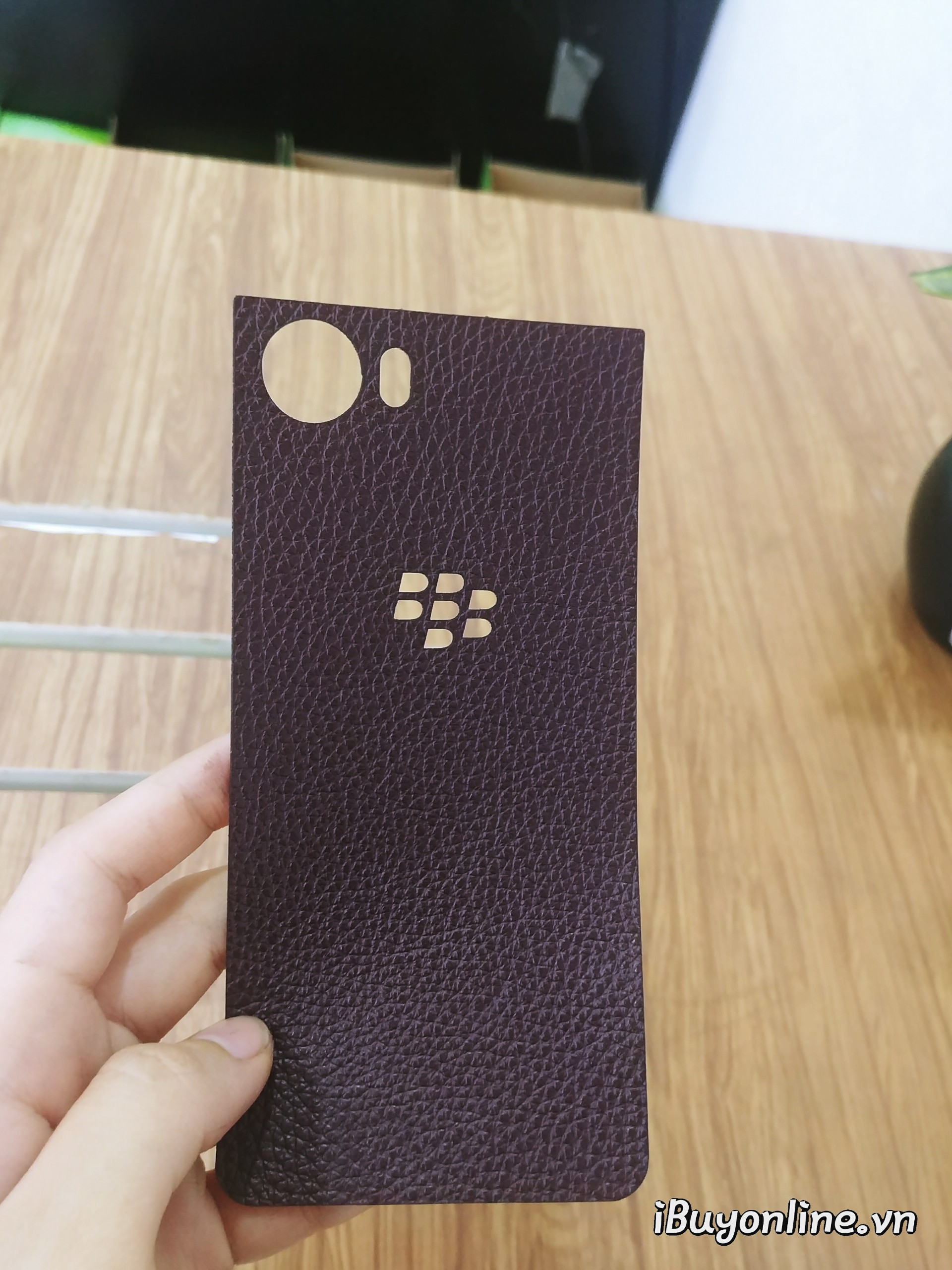 [HCM]Dán Da Blackberry Keyone - Da Bò Thật  - Dán Da Blackberry Keyone