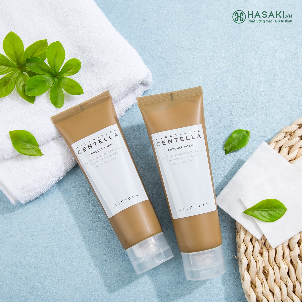 Sữa rửa mặt làm sạch sâu cho da chiết xuất rau má skin1004 madagascar centella ampoule foam