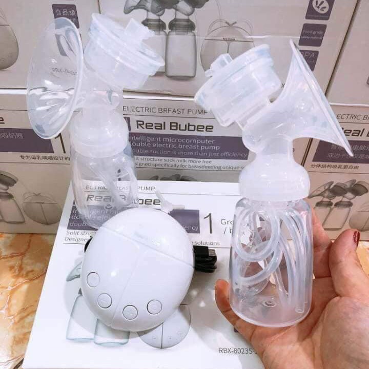 Máy hút sữa điện đôi Real Bubee