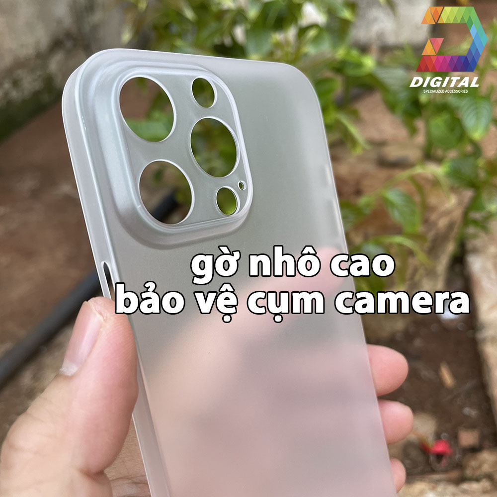 Combo 2 Ốp Lưng Trong Nhám Unibody iPhone 13 Pro Max Siêu Mỏng