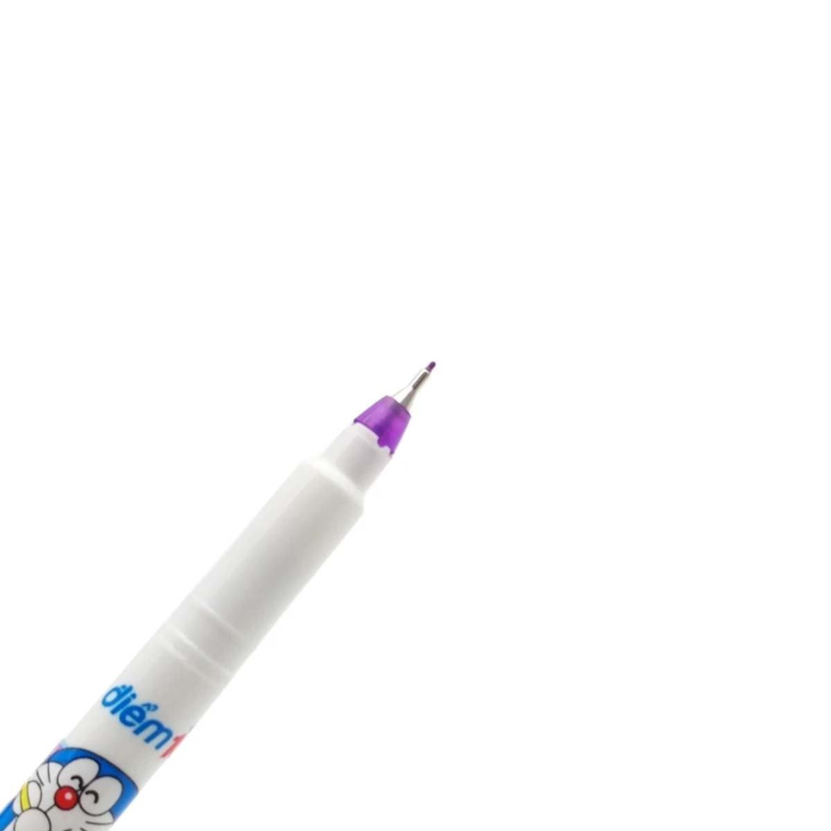 Bút Lông Kim Thiên Long Điểm 10 Doraemon FL-08/DO Mực Tím Hộp 10 Bút