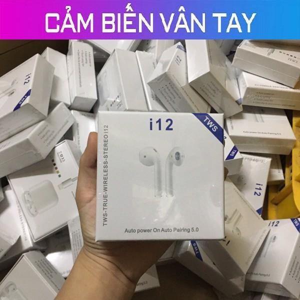 Tai nghe Bluetooth I12s công nghệ 5.0 âm pass chuẩn - cam kết chất lượng