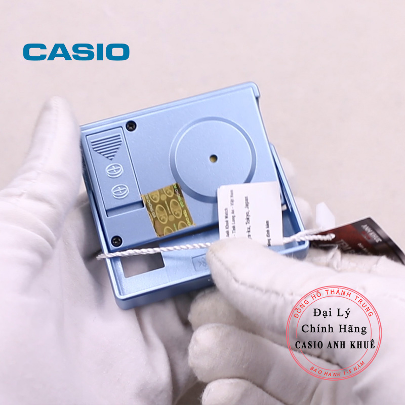Đồng hồ báo thức du lịch - để bàn điện tử Casio PQ-10D-2RDF
