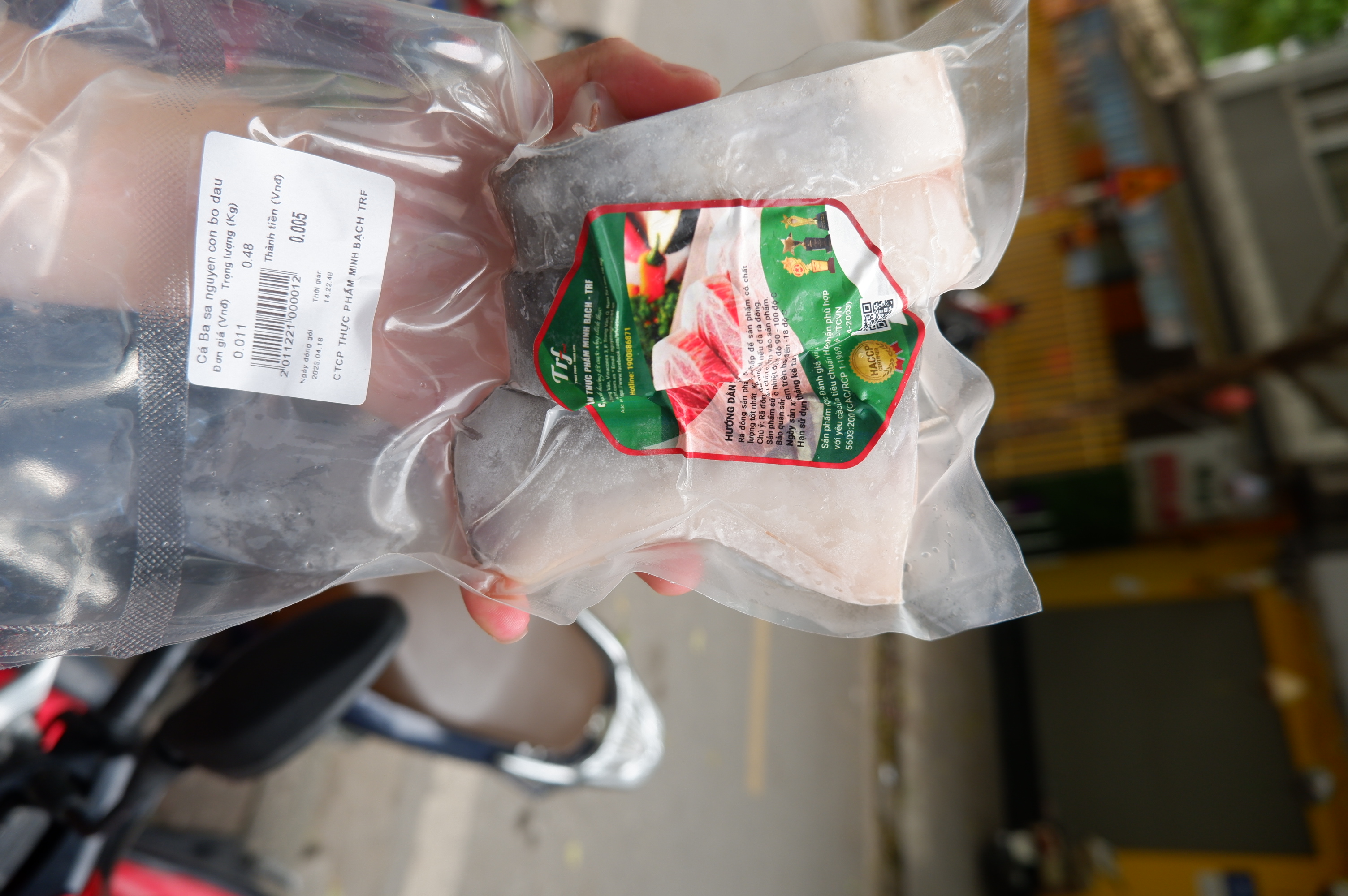 Cá ba sa nguyên con cắt khúc làm sạch 1kg [Chỉ giao hỏa tốc HN]