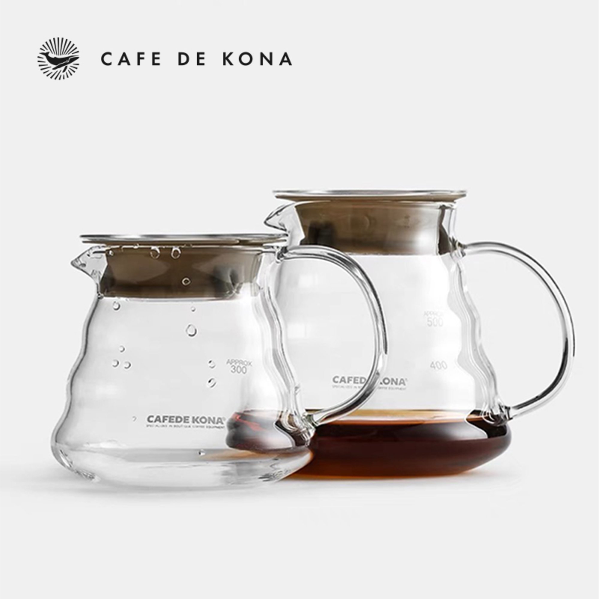Glass Jar for Storing Cafede Kona Coffee