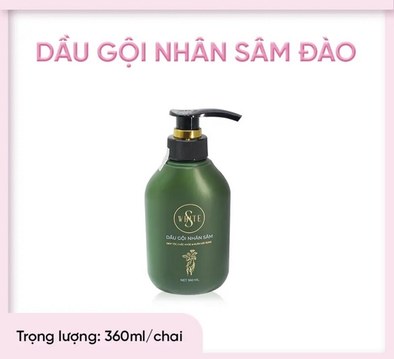 Combo Ủ Gội SWhite Nhân Sâm Đào