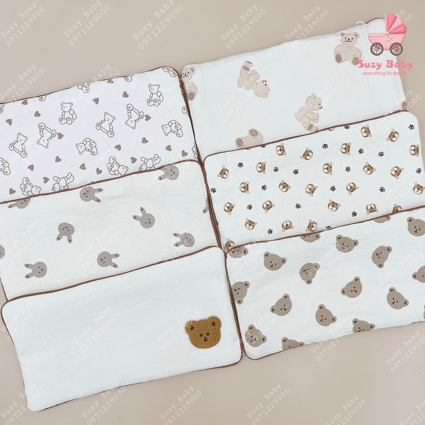 Gối xô organic xuất hàn cho bé
