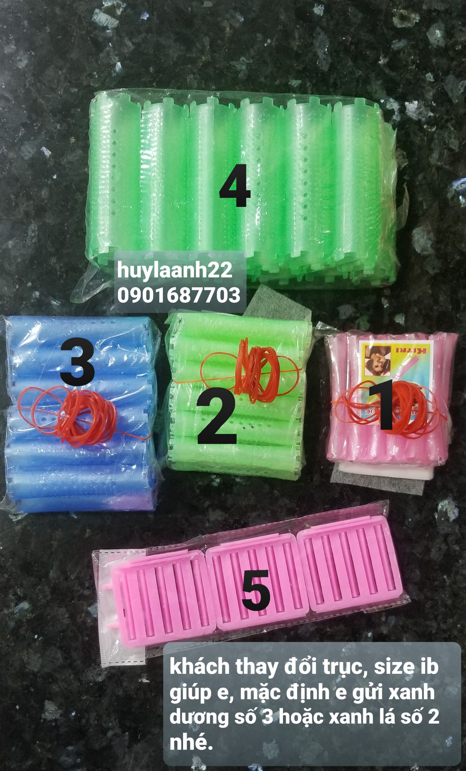 Combo 12 xương trục uốn xoăn lạnh