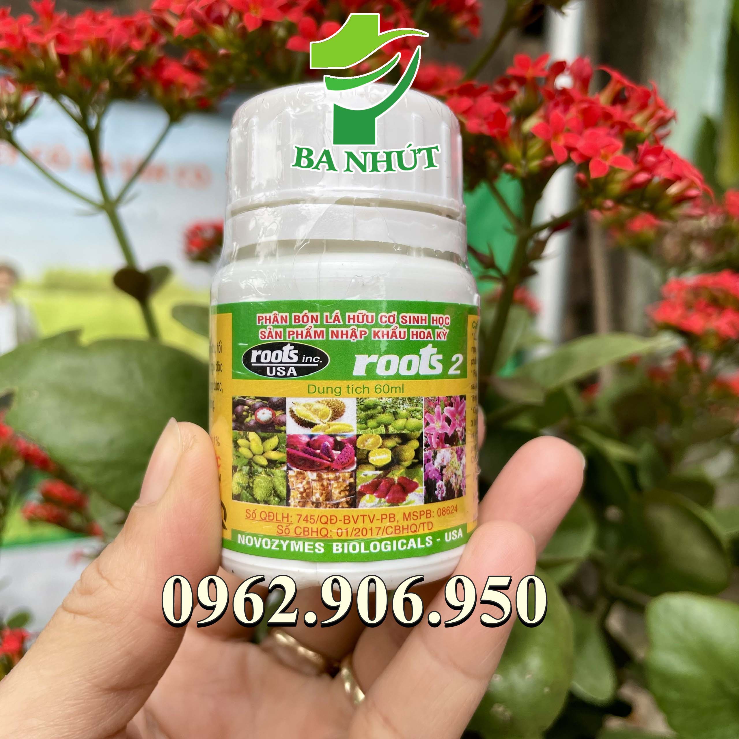 Phân Bón Lá Cao Cấp Kích Ra Rễ ROOTS 2 Hoa Kỳ (100ml)