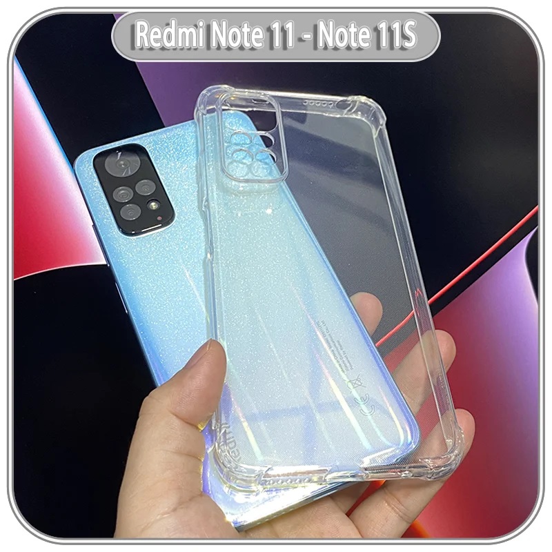 Ốp dẻo trong suốt cho Xiaomi Redmi Note 11 / Redmi Note 11S (Hàng loại A)