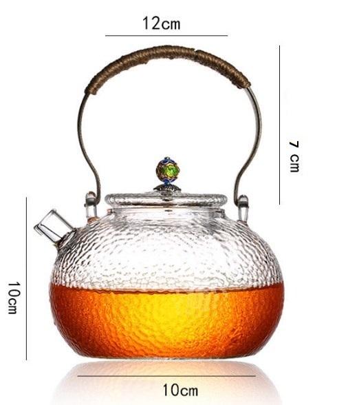 Ấm pha trà thủy tinh zeno ATT38