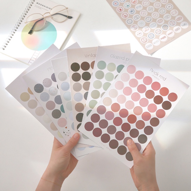 Sticker DOT Infeel.me trang trí sổ tay, planner, scrapbook, ... [064]