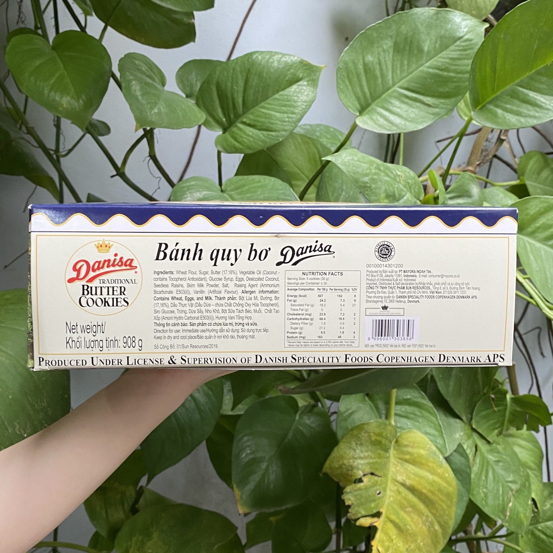Bánh Quy Vị Bơ Danisa (Hộp 908g)
