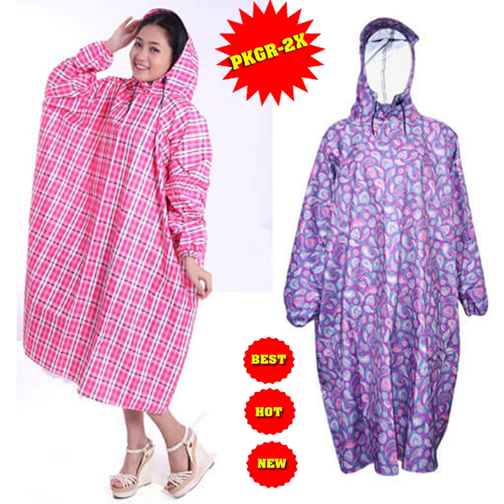 [HCM]ÁO MƯA TRÙM ĐẦU NHIỀU MÀU SẴC Không Xẻ Tà Vải Dù Hàng Cao Cấp Chống Thấm Cực Tốt Áo Mưa Đi Xe Máy giá rẻ - Shop Hung Phat