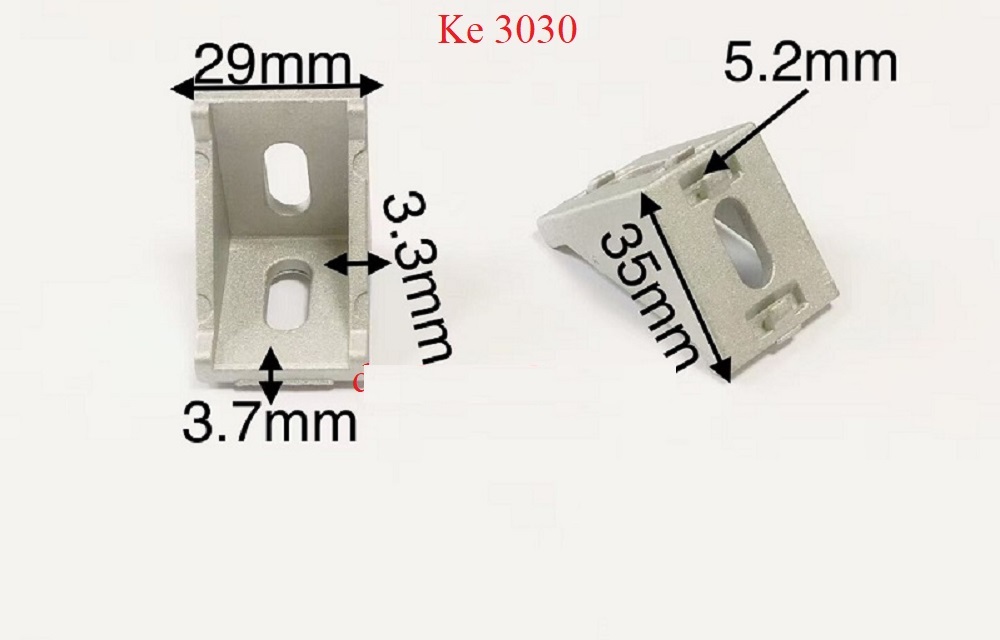ke góc vuông nhôm 3030 cao cấp