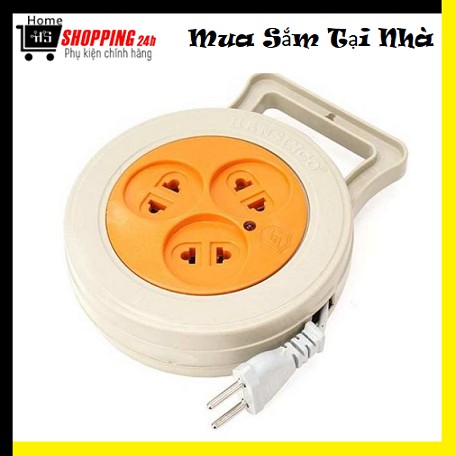 ⚡chuyên sỉ⚡ ổ cấm điện tròn 3 lỗ 5m