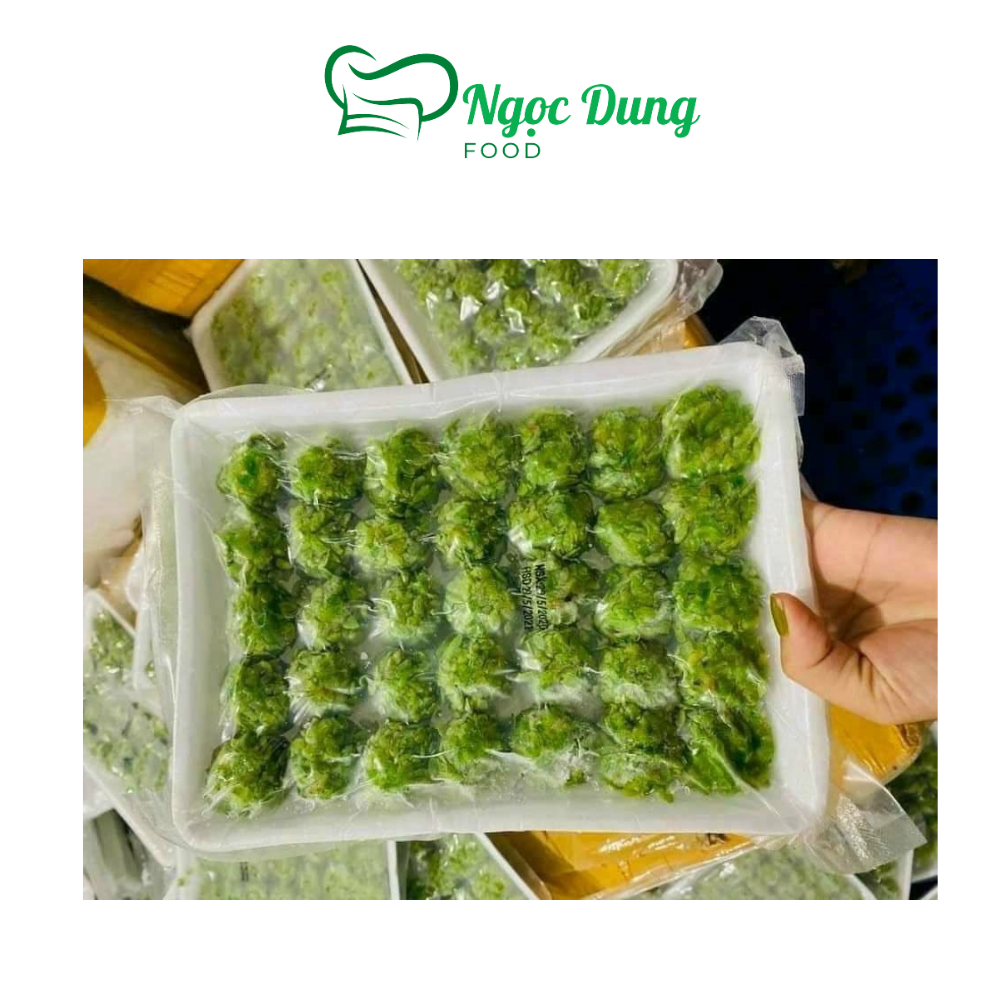 Chả cá cuọn cốm xanh vĩ 35 viên 500gr (giao tphcm)