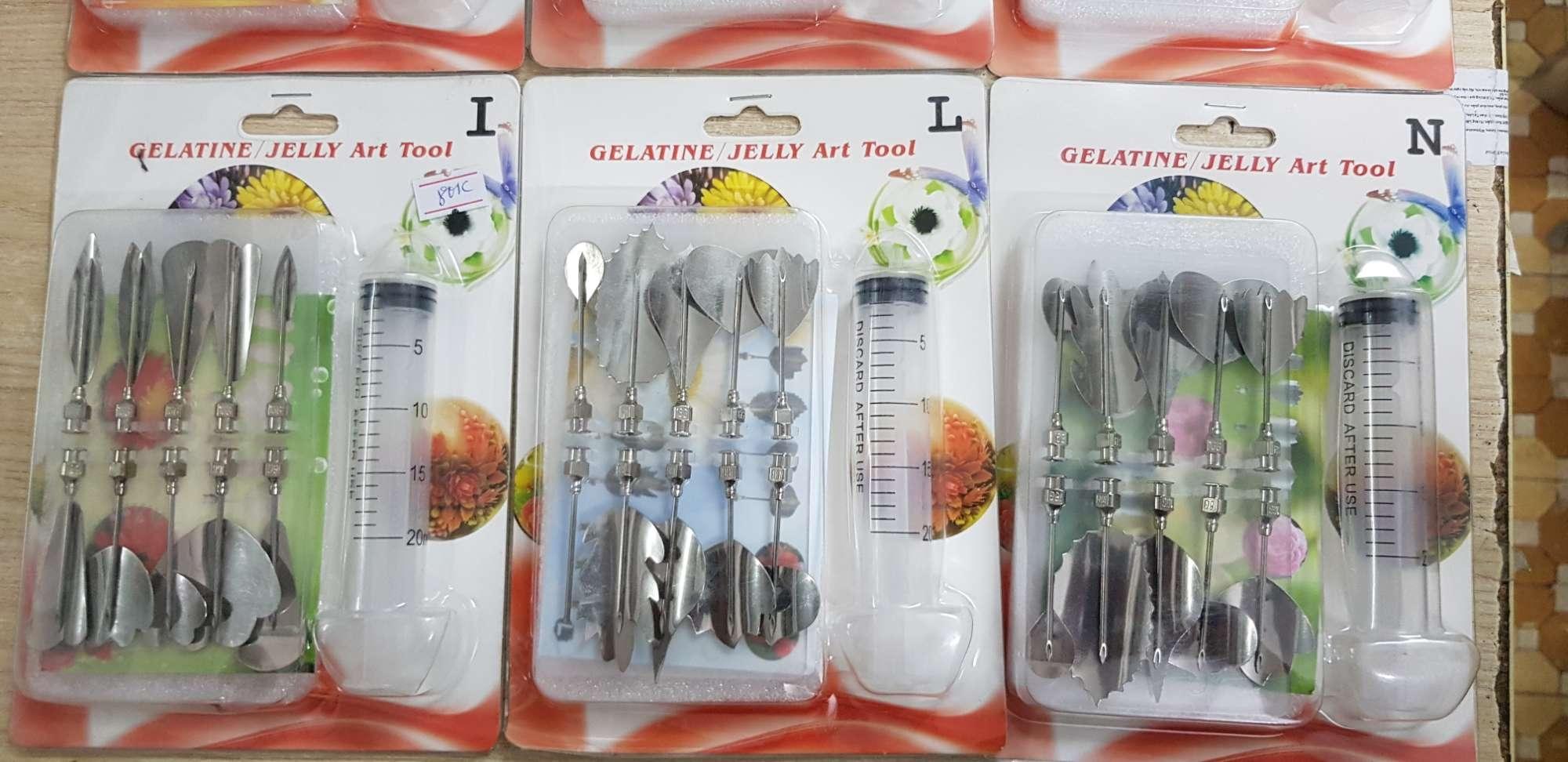 Bộ 10 kim làm thạch rau câu 3D