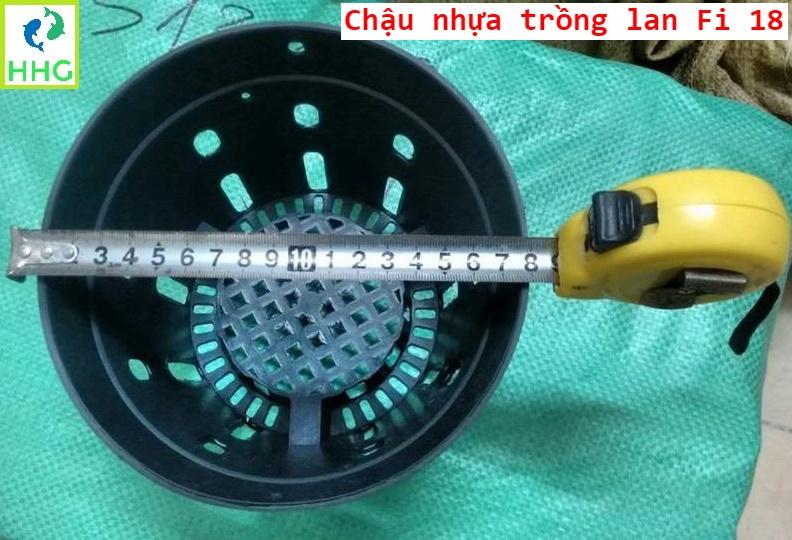 5 chậu nhựa trồng lan Fi 18 (đường kính 18cm)