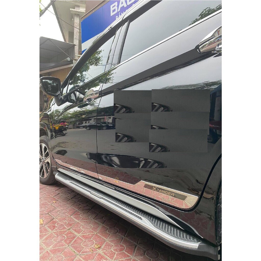 Nẹp sườn Xpander, ốp sườn xe Xpander 2019, 2020,2021, 2022 mẫu inox