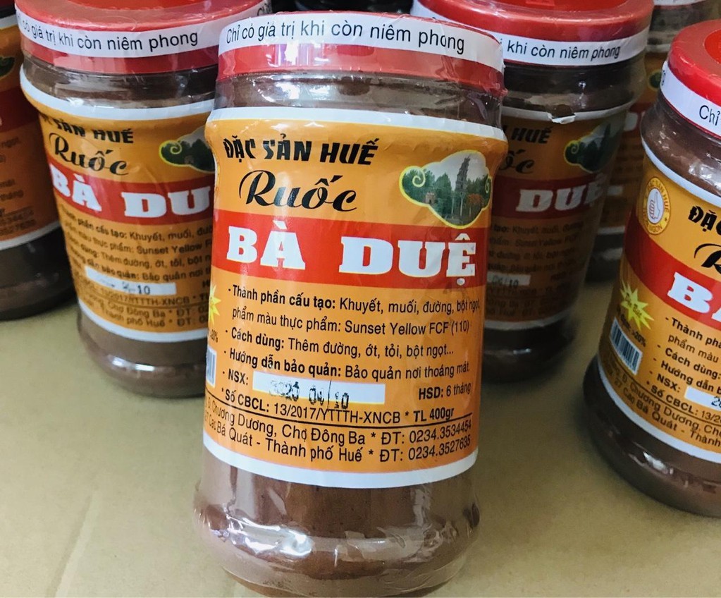 Mắm ruốc Huế Bà Duệ 400g