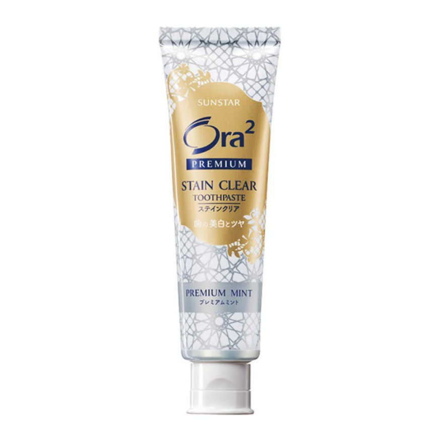 KEM ĐÁNH RĂNG ORA2 SUNSTAR STAIN CLEAR NHẬT BẢN (TUÝP 100GR)