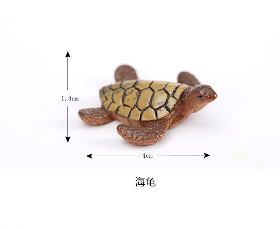 Mô hình rùa biển mini trang trí tiểu cảnh, terrarium