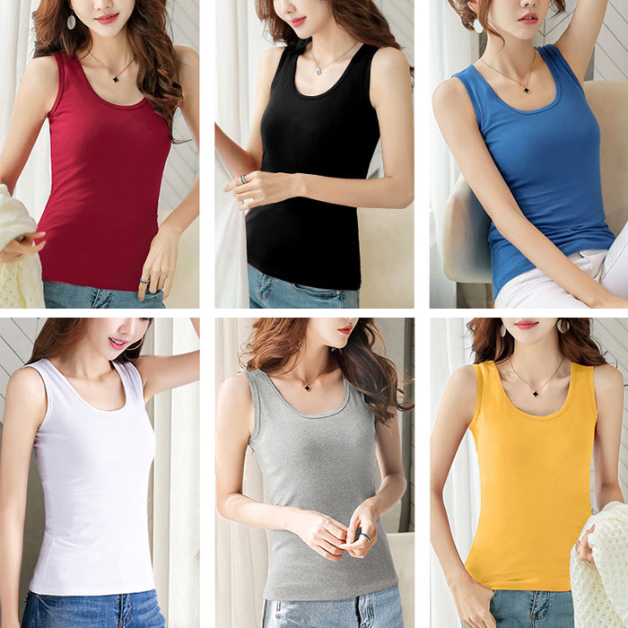 [HCM]Áo Thun Ba Lỗ Nữ Form Body Thời Tang Basic cá tính