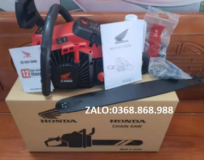 Máy cưa xích chạy xăng honda cx68