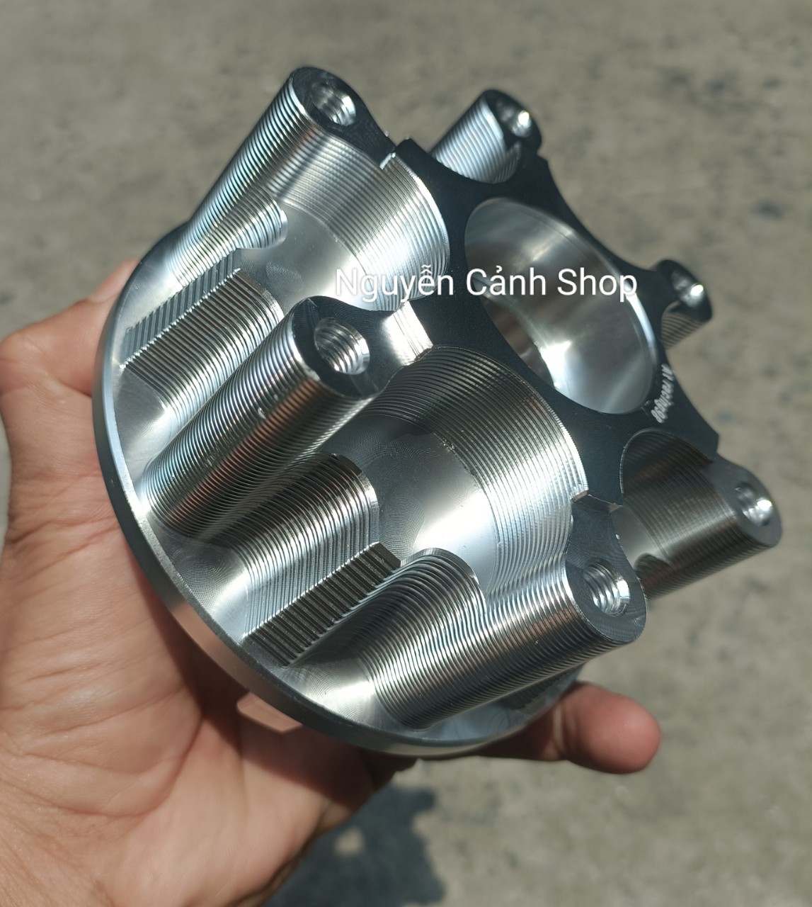 Cùi dĩa Exciter 150 nhôm CNC