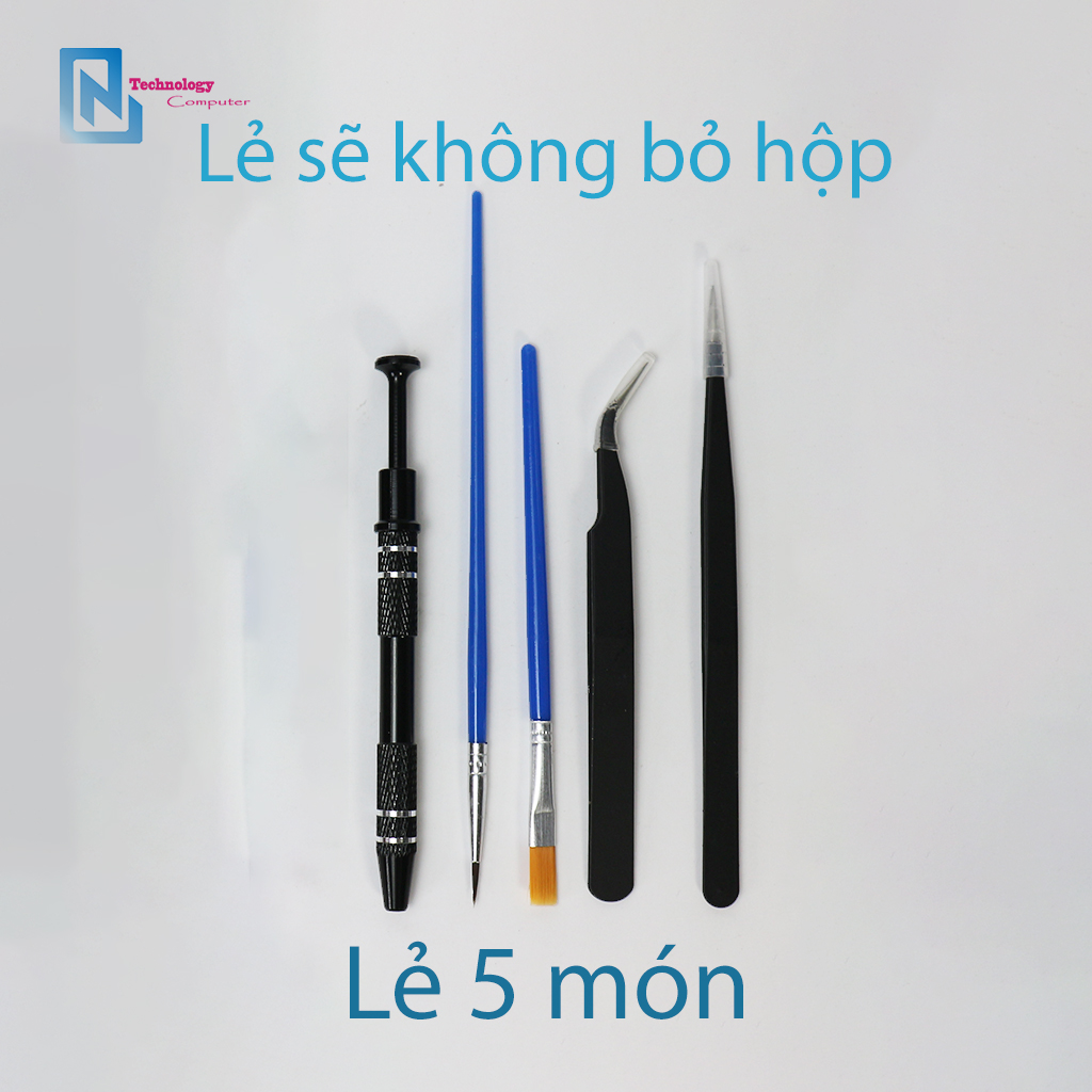 Bộ 9 In 1 Dụng Cụ Lube Mod Bàn Phím Cơ Mở Switchpuller Stem Picker Keypuller Opener Đóng Hộp
