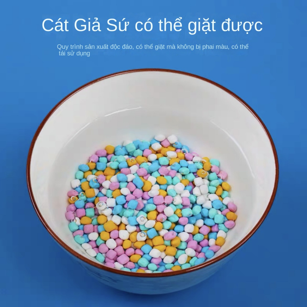 Hạt sứ, hạt muồng đồ chơi xúc cát cho bé